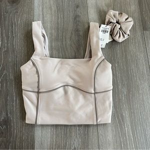 Abercrombie XS Workout Top with Scrunchy